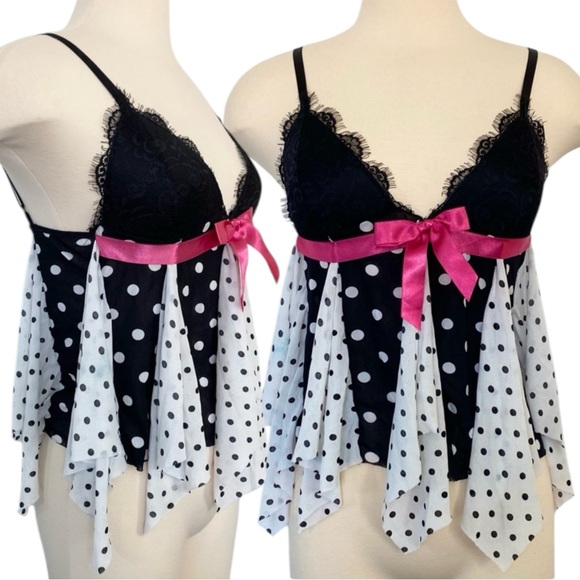 Sofa Loves Lace Polka Dot Hidden Support Camisole | Pour Moi | M&S